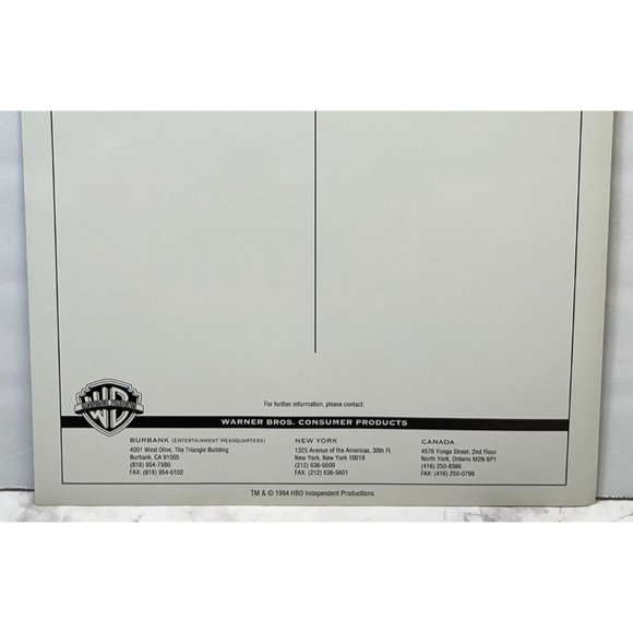 Martin Lawrence TV Show Warner Brothers Consumer Products Advertising Sheet 1994 - Picture 6 of 6